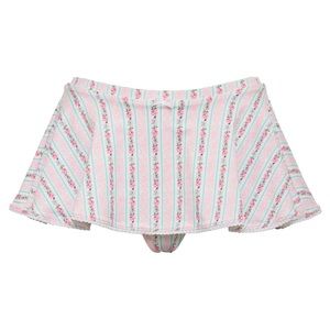 Frankies Bikinis Izabella Floral Swim Skirt Bikini Bottom in French Holiday